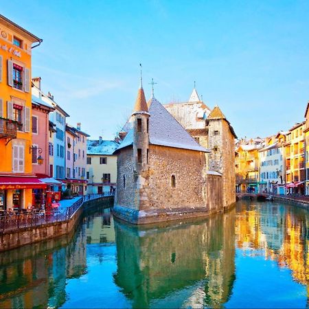 Studio Moderne, Place Parking Prive, Emplacement Ideal A 100 M Du Lac. Annecy Eksteriør billede
