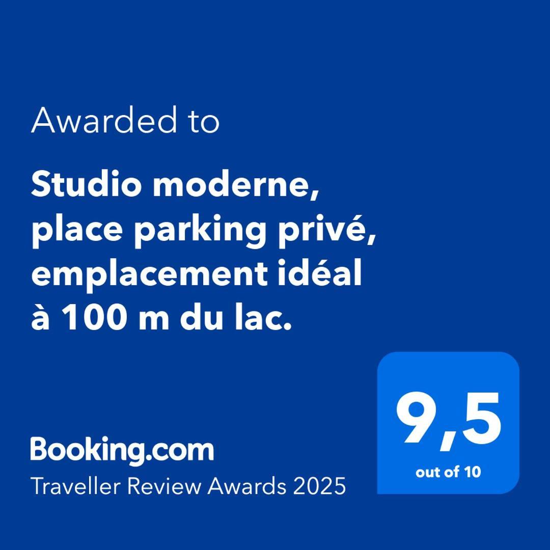Studio Moderne, Place Parking Prive, Emplacement Ideal A 100 M Du Lac. Annecy Eksteriør billede